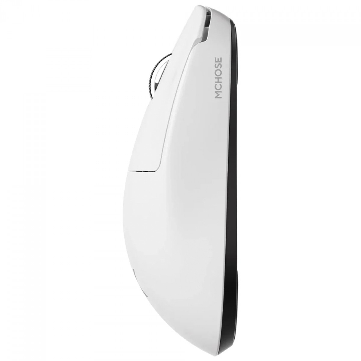 Mouse Gamer MCHOSE L7 Pro, Wireless, Bluetooth, 26000 DPI, 8K, Sensor PAW 3395, Branco, HW-L7-3