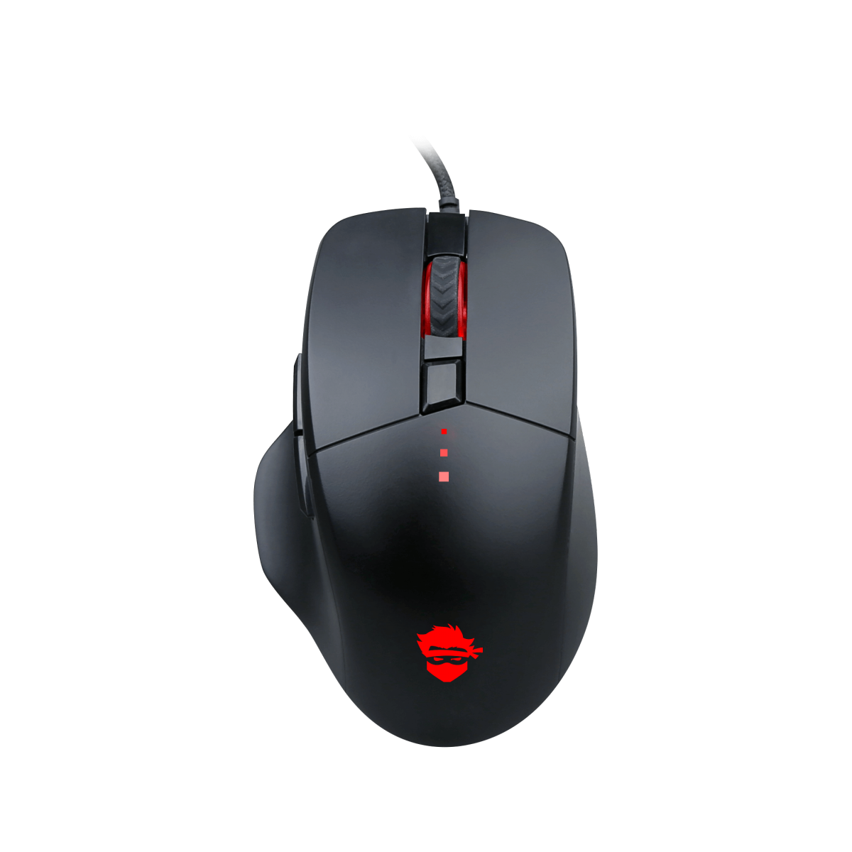 Mouse Gamer Ninja Control, RGB, 6 Botões, 3200 DPI, Black, MS-GN-CONTROL