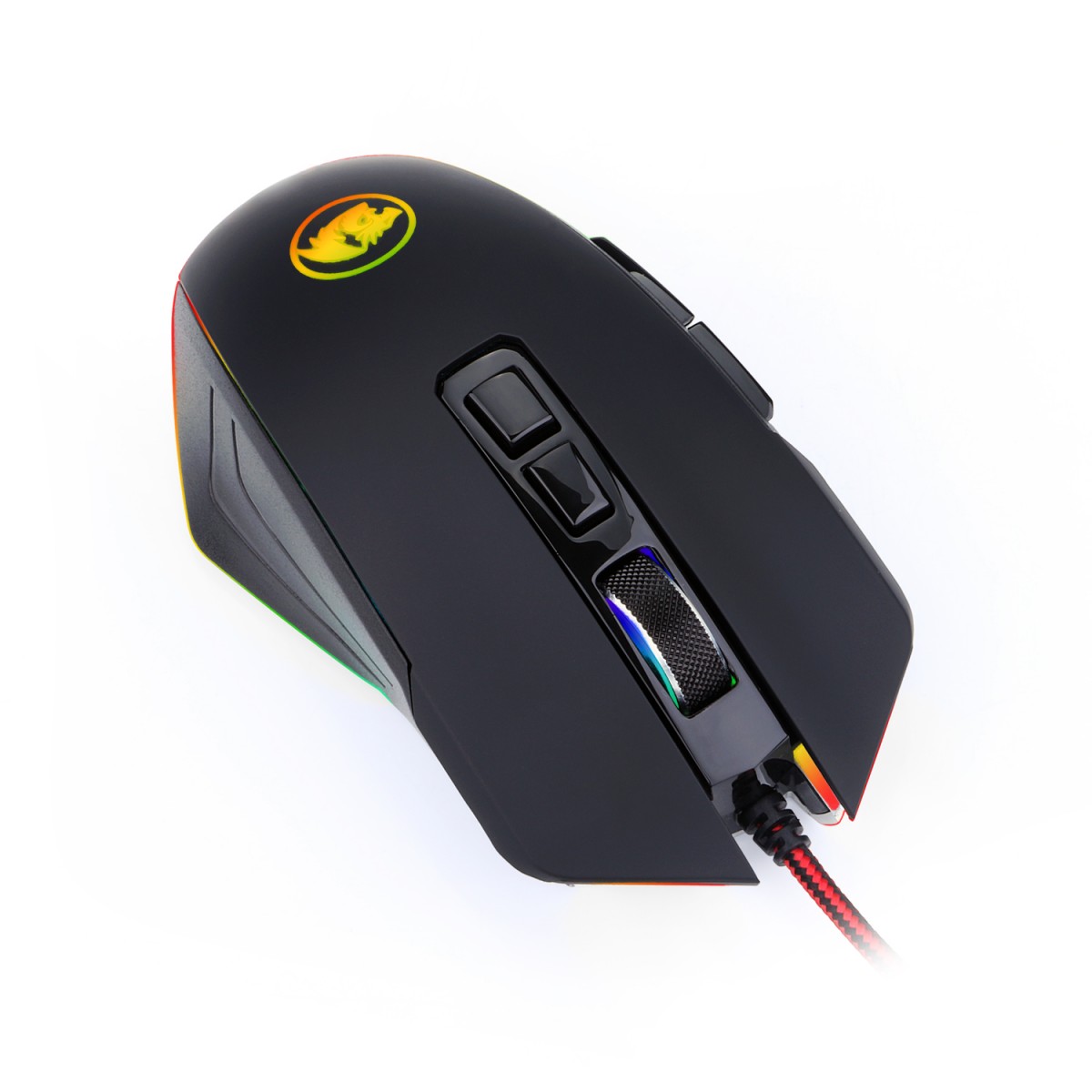 Mouse Gamer Redragon Dagger 2 RGB, 5000 DPI, 7 Botões, Black, M715RGB-1