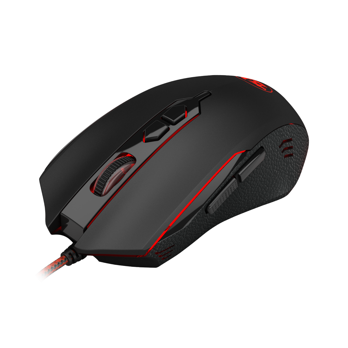 Mouse Gamer Redragon Inquisitor 2, 7200 DPI, 6 Botões Programáveis, Black, M716A
