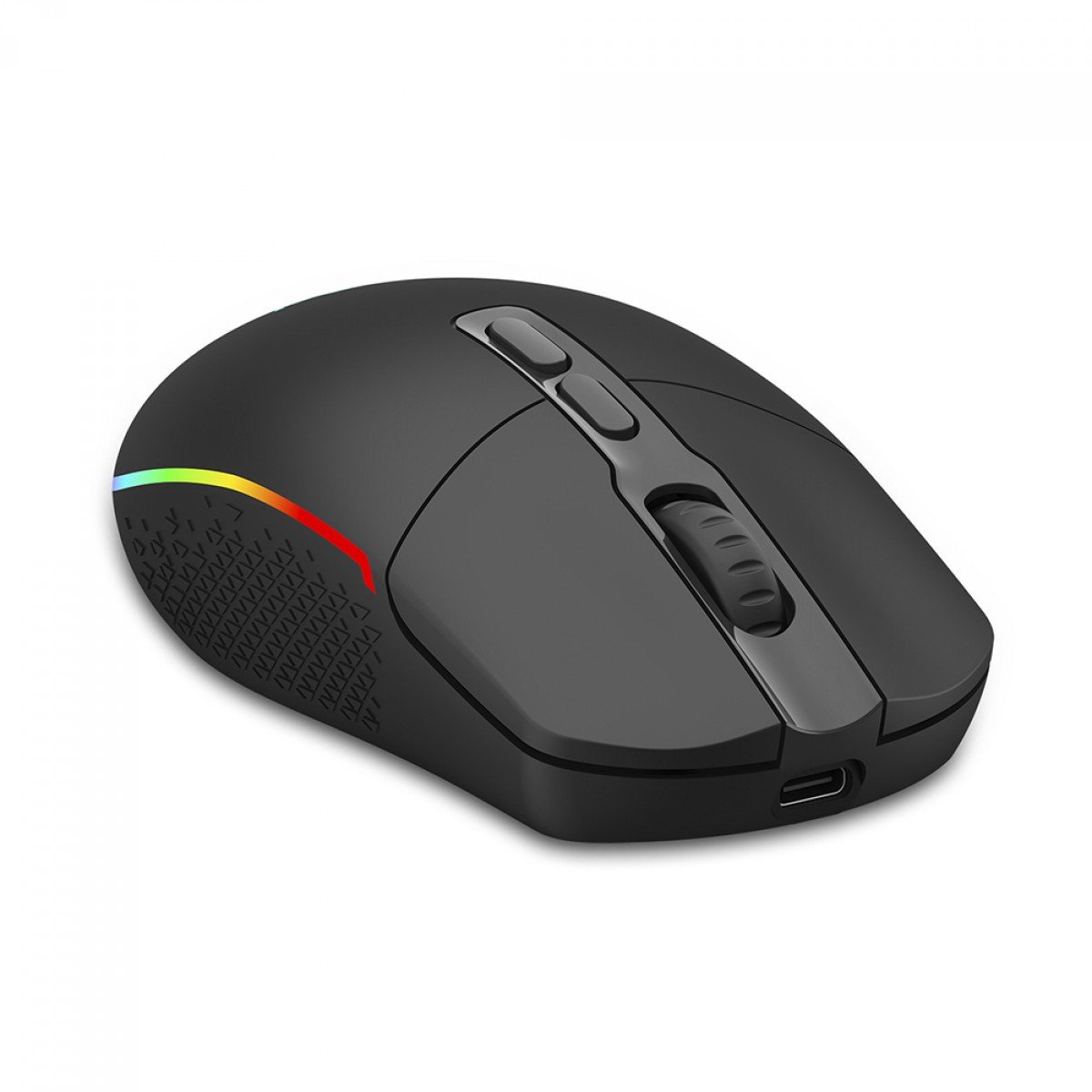 Mouse Gamer Redragon Invader Pro, RGB, 10000 DPI, Pixart PMW3325, 8 Botões Programáveis, Preto, M719RGB-PRO