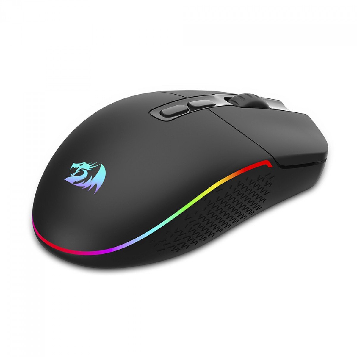 Mouse Gamer Redragon Invader Pro, RGB, 10000 DPI, Pixart PMW3325, 8 Botões Programáveis, Preto, M719RGB-PRO