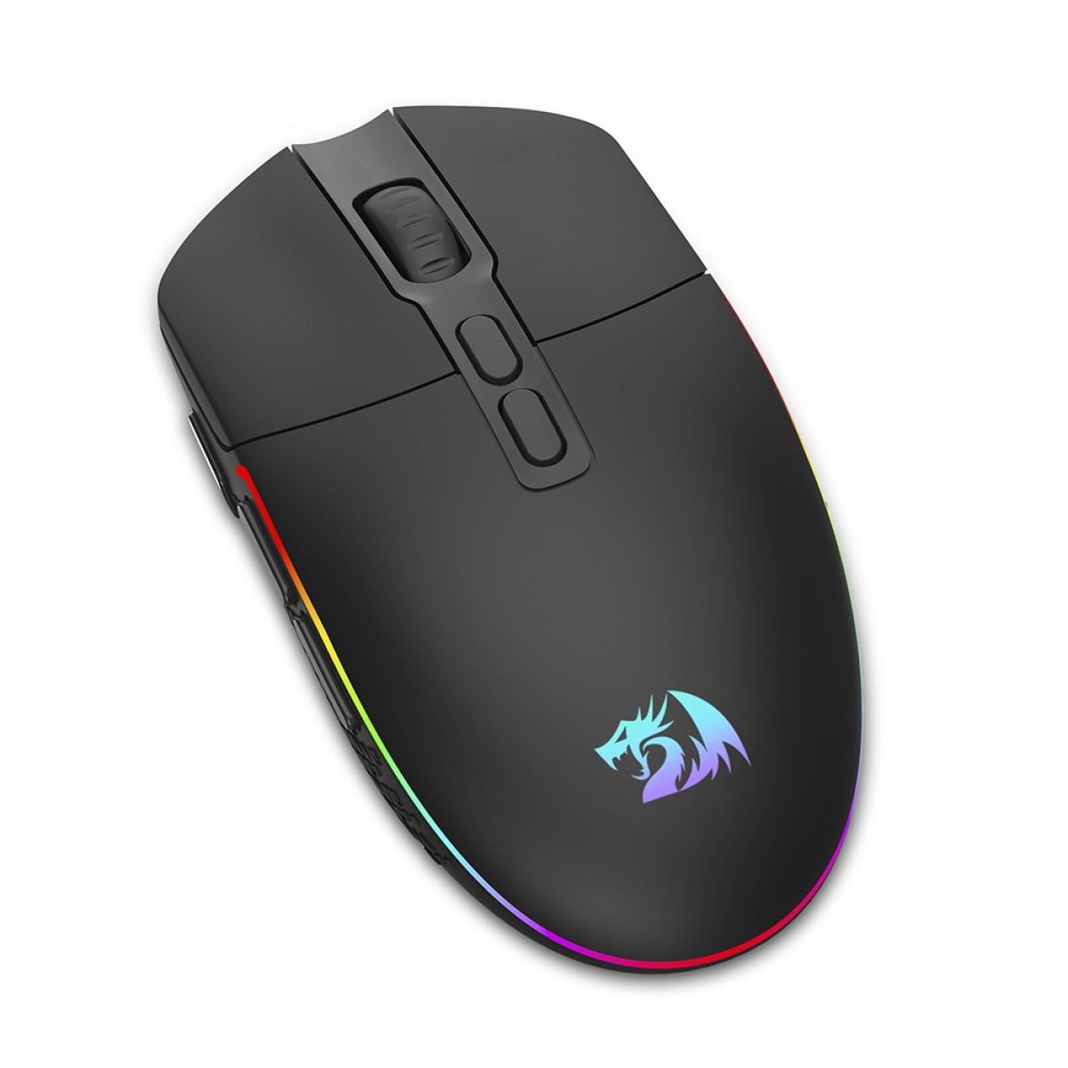 Mouse Gamer Redragon Invader Pro, RGB, 10000 DPI, Pixart PMW3325, 8 Botões Programáveis, Preto, M719RGB-PRO