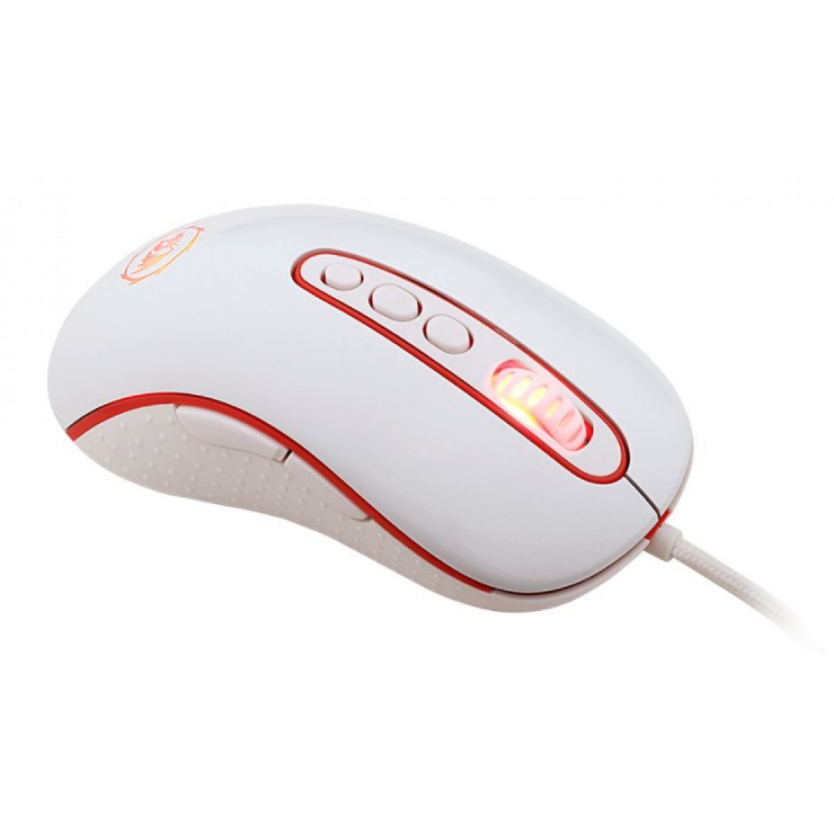Mouse Gamer Redragon, Phoenix Lunar White, RGB, 4000DPI, 9 Botões, White, M702W-1