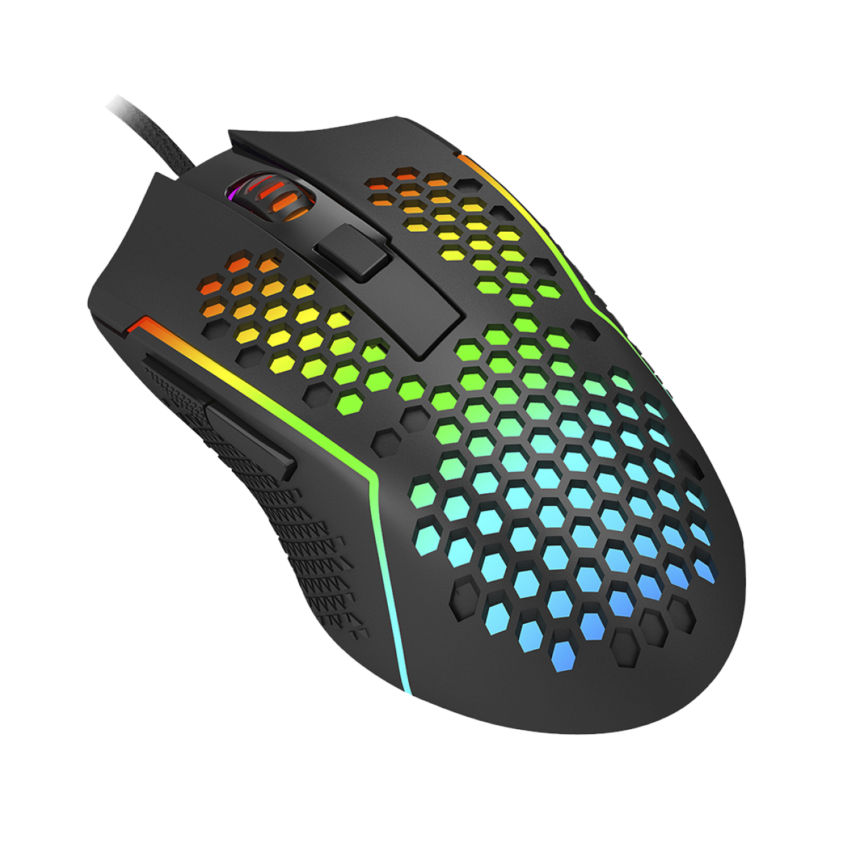 Mouse Gamer Redragon Reaping Elite, RGB, 6 Botões, 32000 DPI, Black, M987P-K