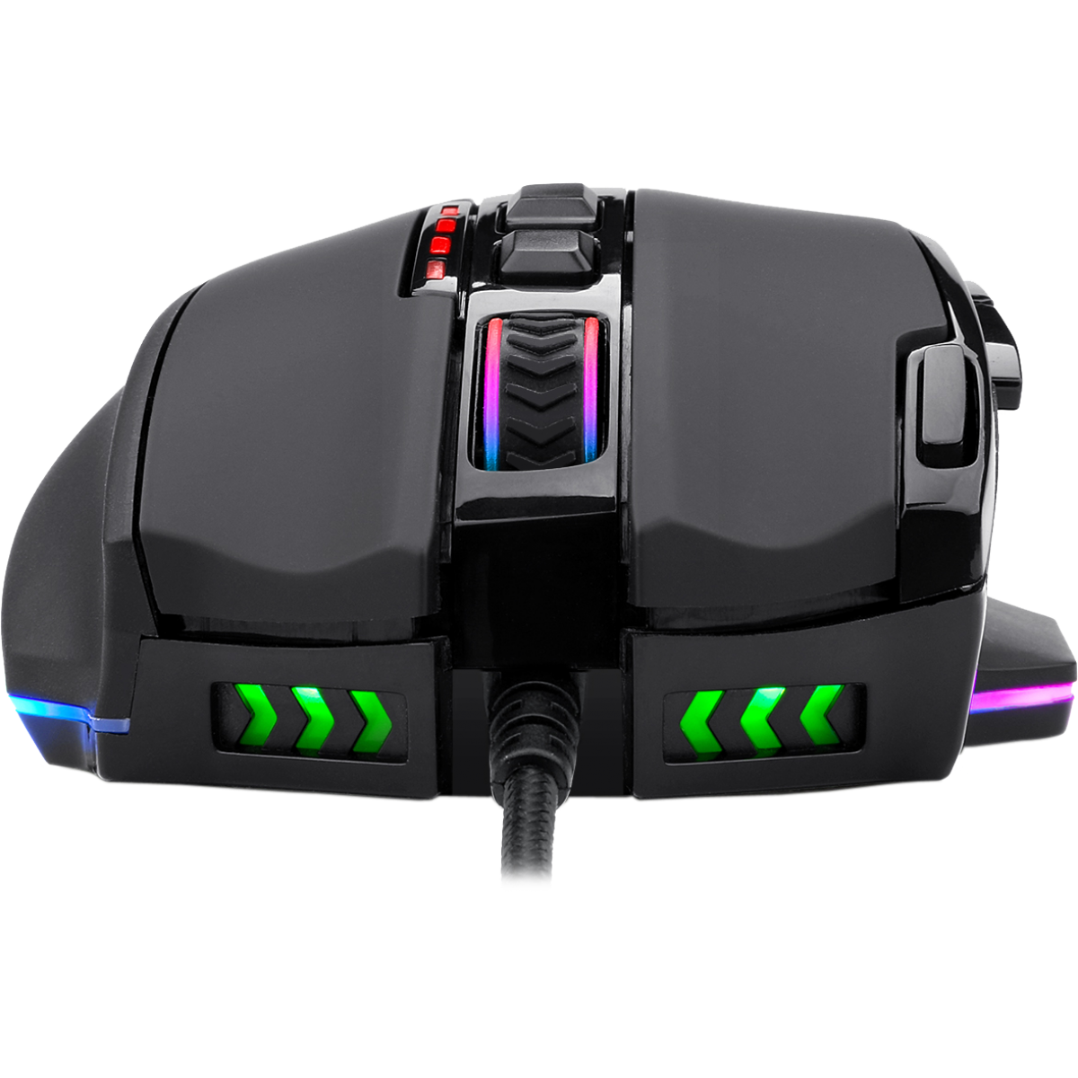 Mouse Gamer Redragon Sniper M801 RGB, 12400 DPI, 9 Botões Programáveis, Black