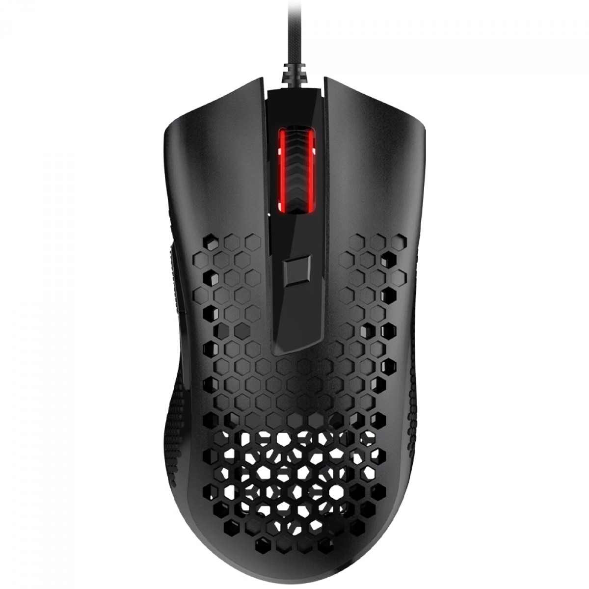 Mouse Gamer Redragon Storm Basic, 12400 DPI, 6 Botões Programáveis, RGB, Preto, M808-N