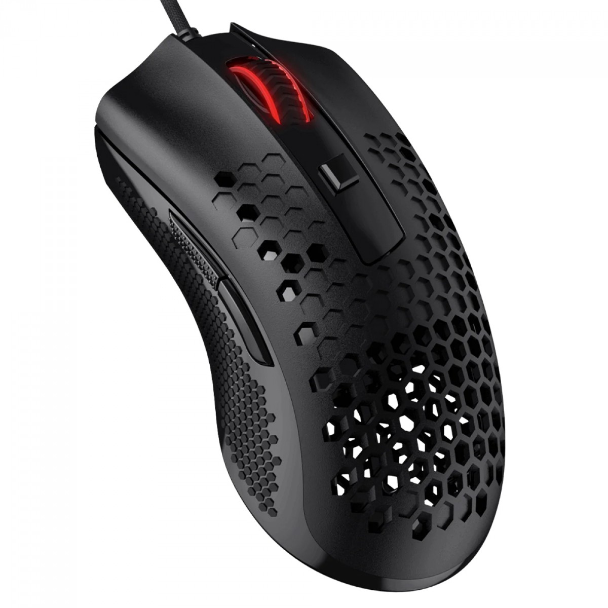 Mouse Gamer Redragon Storm Basic, 12400 DPI, 6 Botões Programáveis, RGB, Preto, M808-N