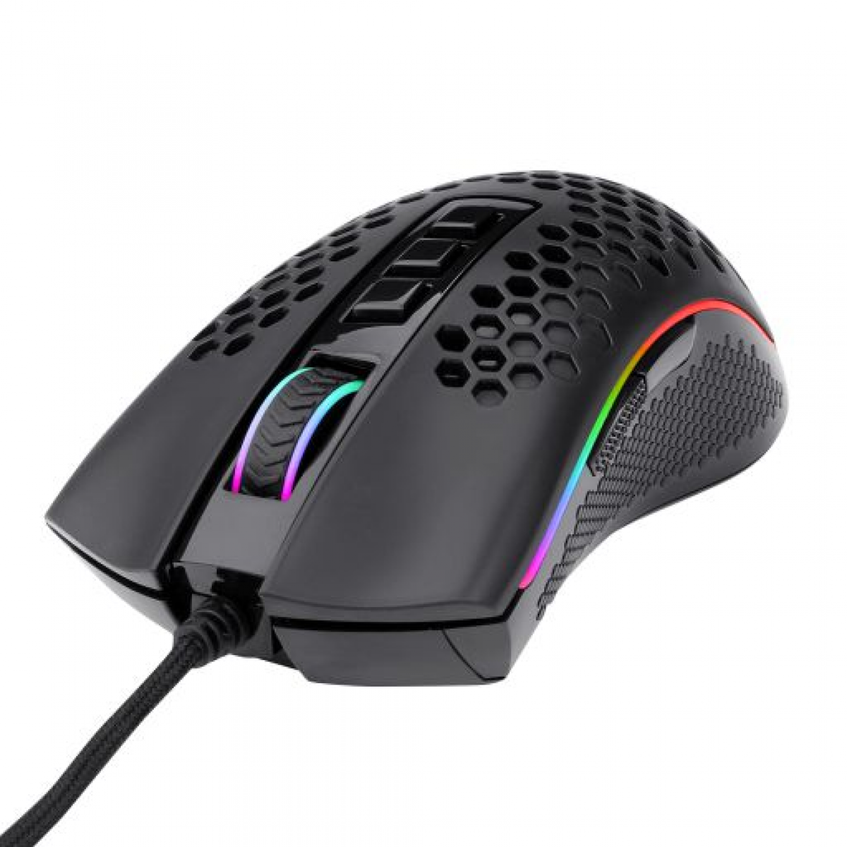 Mouse Gamer Redragon Storm Elite, 16000 DPI, 8 Botões Programáveis, Black, M988-RGB