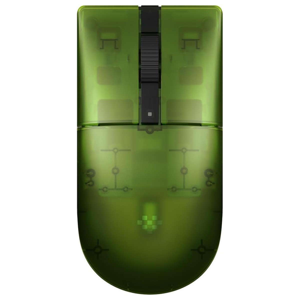 Mouse Gamer Retro 8BitDo R8 Xbox Edition, Wireless/Bluetooth, 26000 DPI, 7 Botões, Sensor PAW 3395, Com Dock de Carregamento, Verde, 85CB05