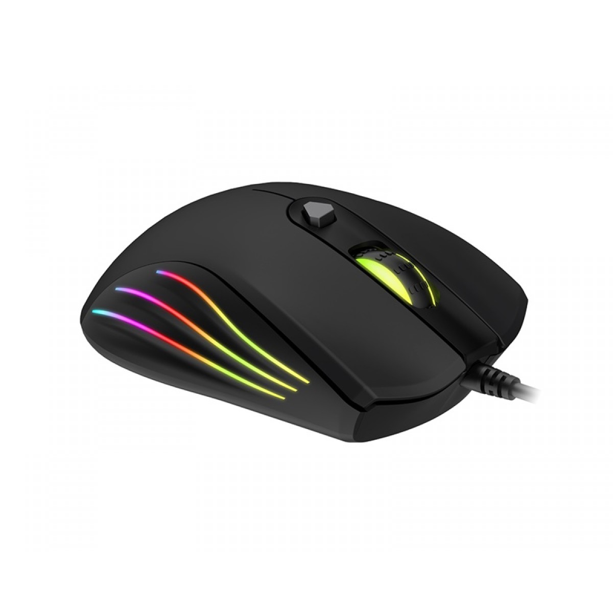 Mouse Gamer SuperFrame, BIG BOSS, 12000 DPI, RGB, 7 Botões, Black, Sensor Pixart 3360