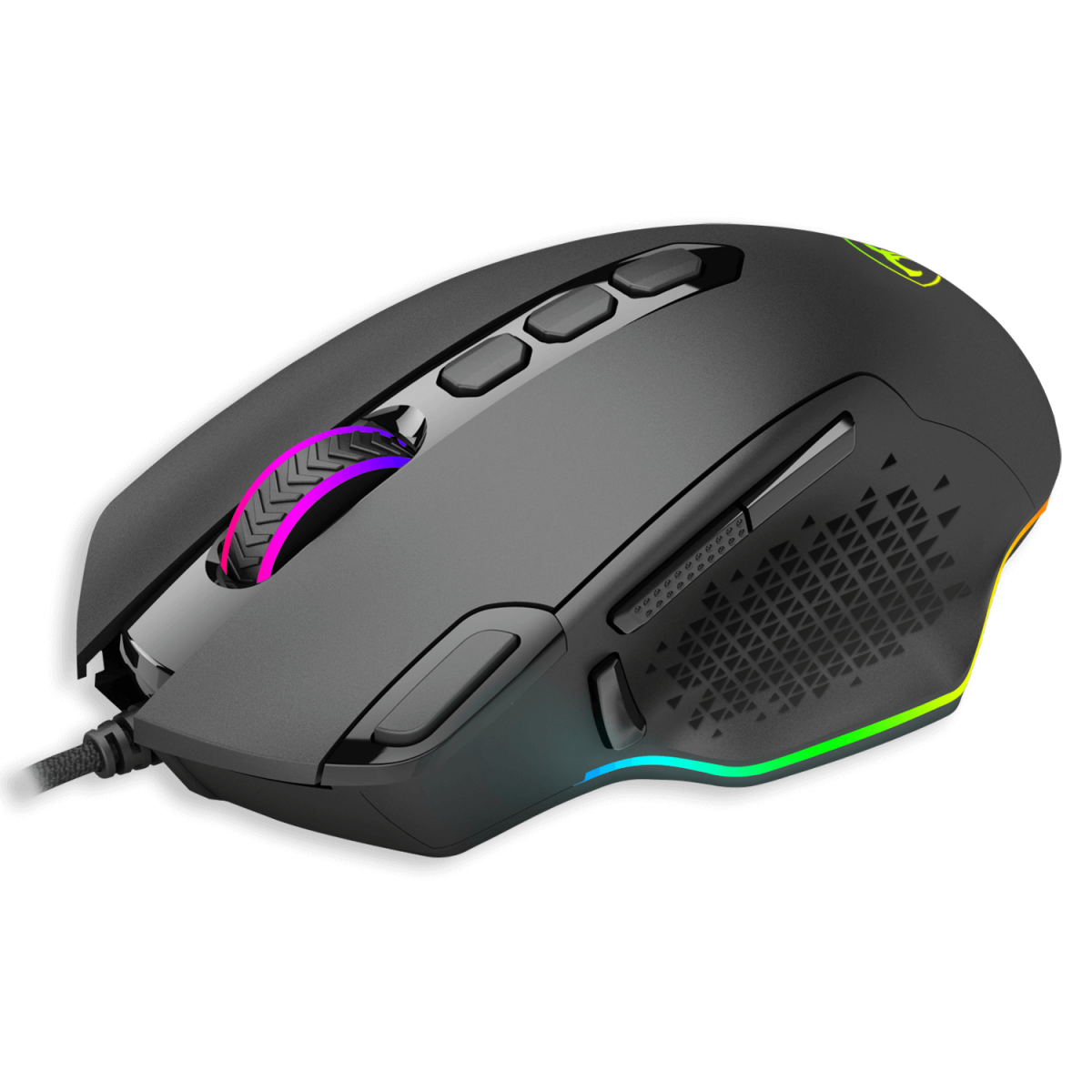 Mouse Gamer T-Dagger Bettle RGB, 8000 DPI, 10 Botões, Black, T-TGM305