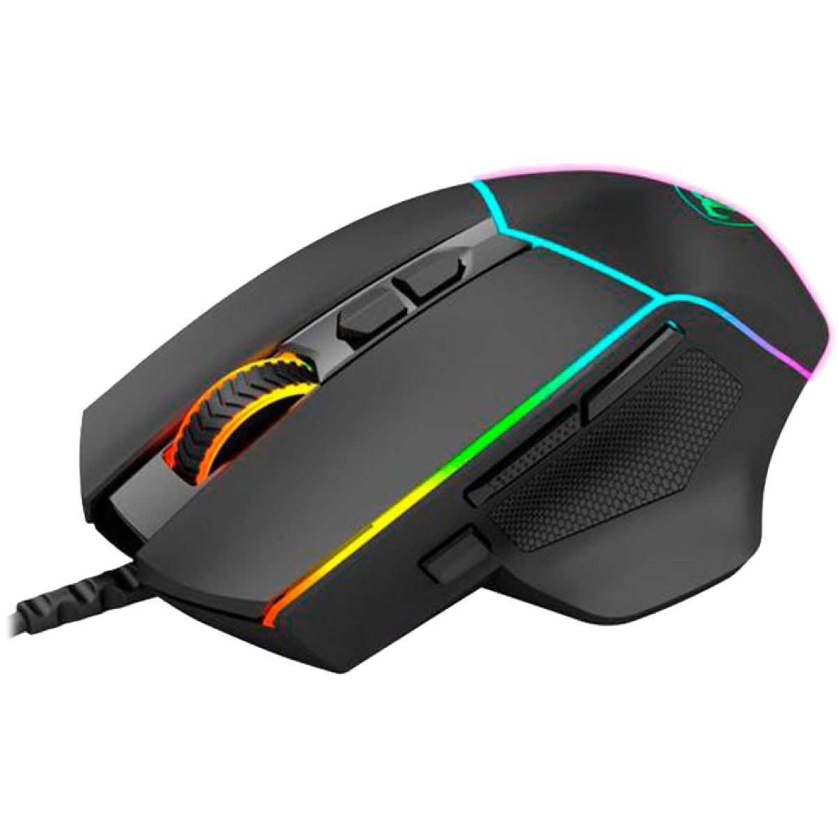 Mouse Gamer T-Dagger Camaro RGB, 8000 DPI, 8 Botões, Black, T-TGM306