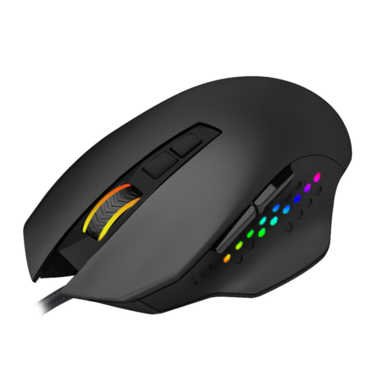 Mouse Gamer T-Dagger Captain, RGB, 8000 DPI, 7 Botões Programáveis, Black, T-TGM302 - Open Box