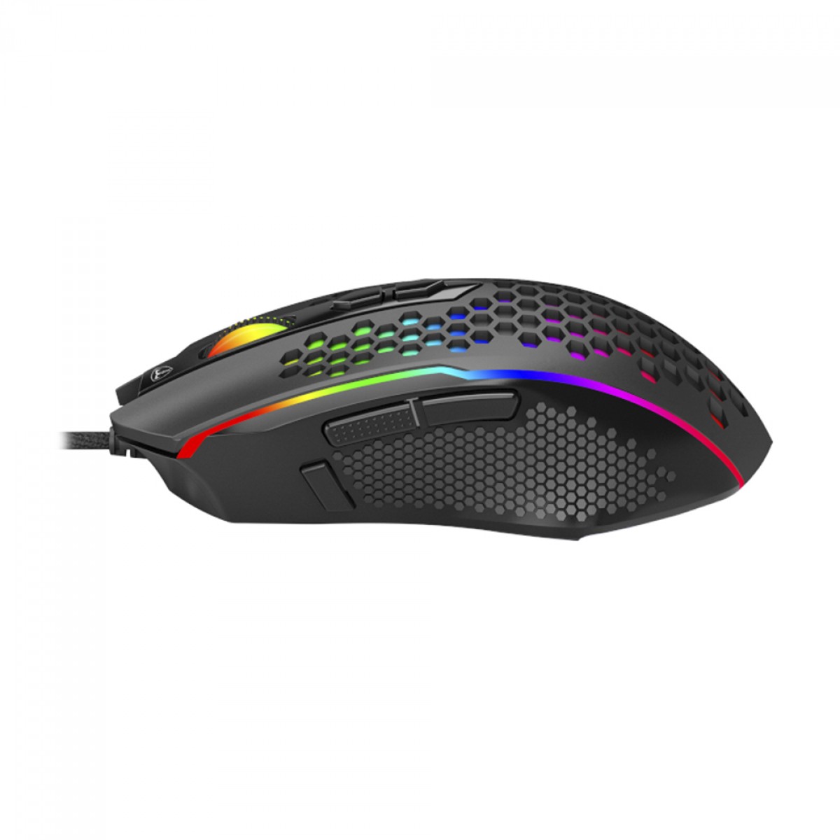 Mouse Gamer T-Dagger Imperial, RGB, 8000DPI, 8 Botões, Black, T-TGM310