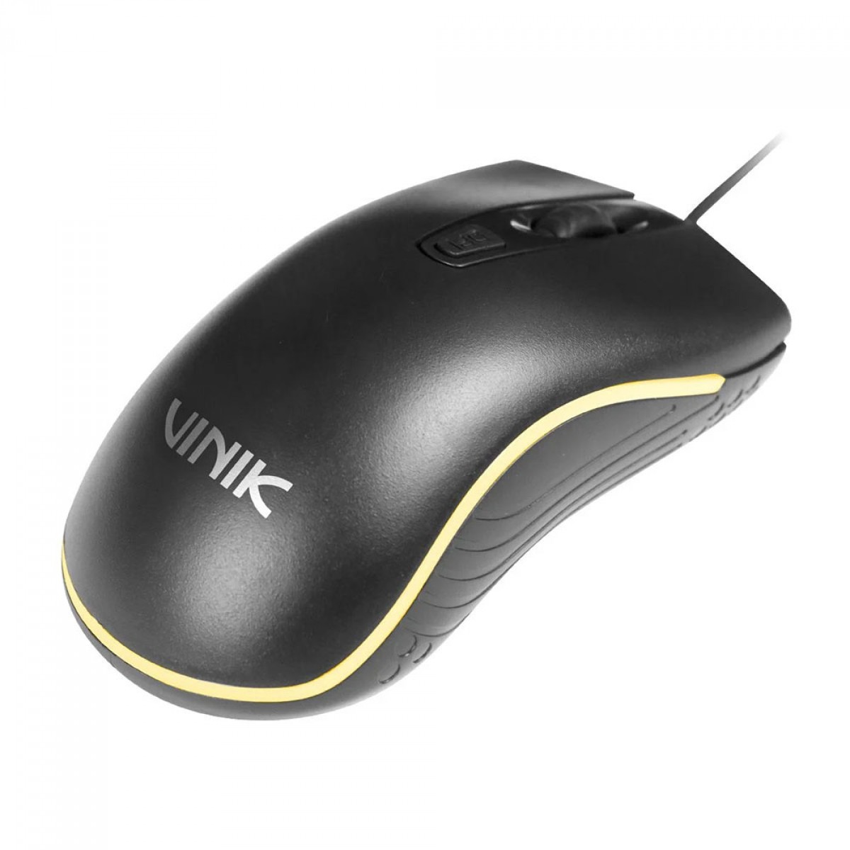 Mouse Gamer Vinik Rickie, USB, 1500 DPI, Rainbow, Preto, 3 Botões, MGRKRGB 