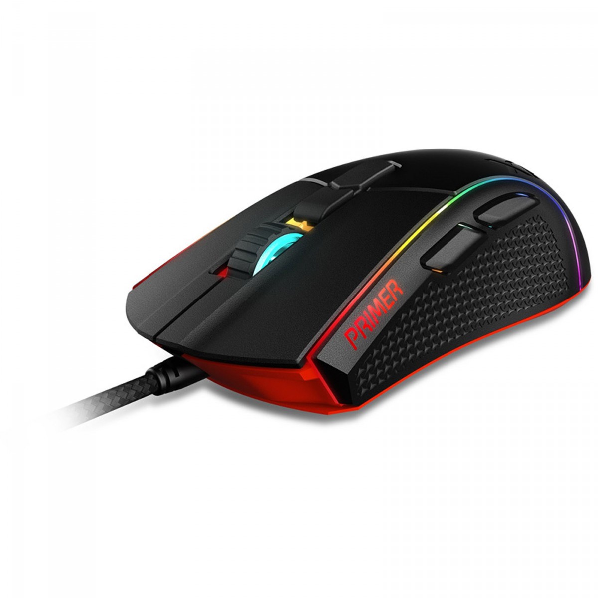 Mouse Gamer XPG, Primer, 12000DPI, RGB, 7 Botões, Black, PRIMER-BKCWW