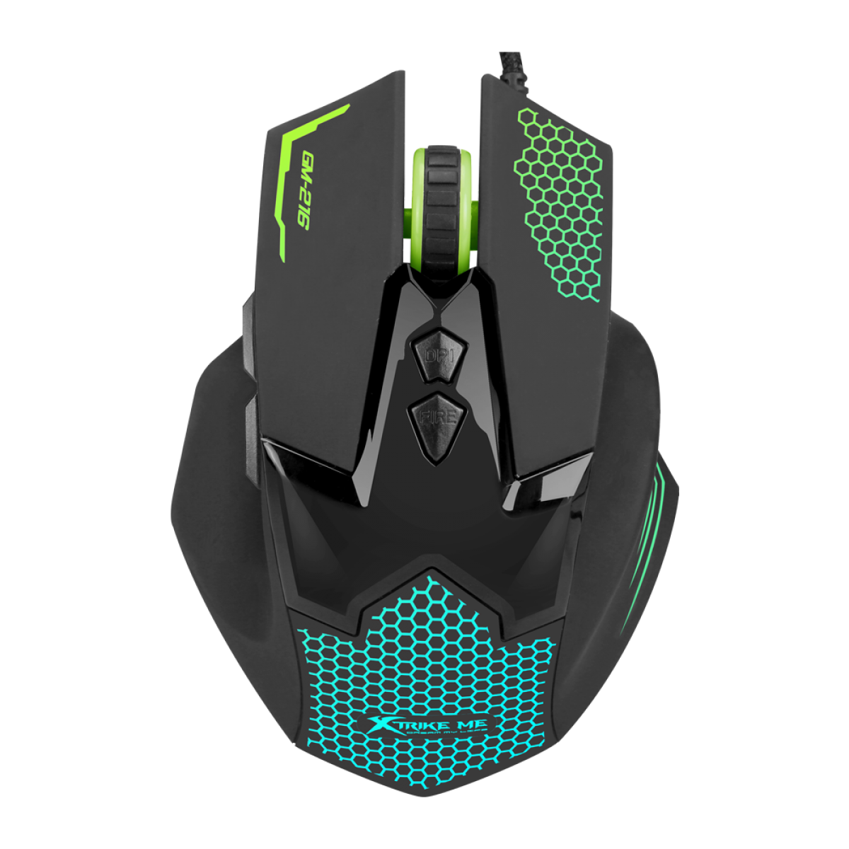 Mouse Gamer Xtrike Me GM-216, 3600DPI, 7 Botões, Black