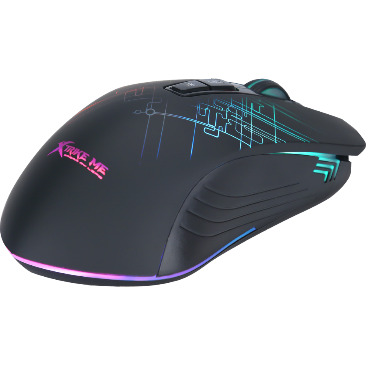 Mouse Gamer Xtrike-Me GM-510, RGB, 7 Botões 4800 DPI, Black