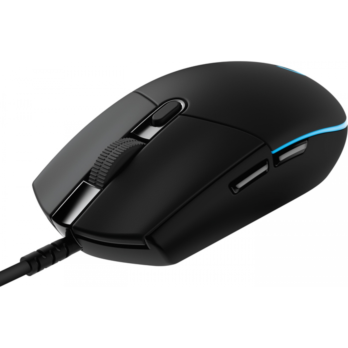 Mouse Logitech Gamer Pro Hero RGB 6 Botões 16000 DPI Black, 910-005536