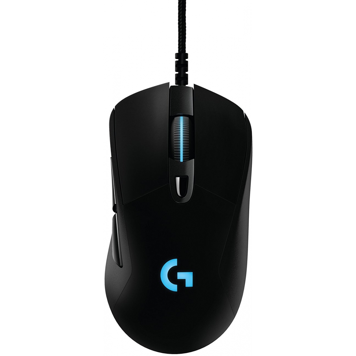 Mouse Logitech Gamer Prodigy G403 RGB 6 Botões 12000 DPI Ajuste de Peso Black
