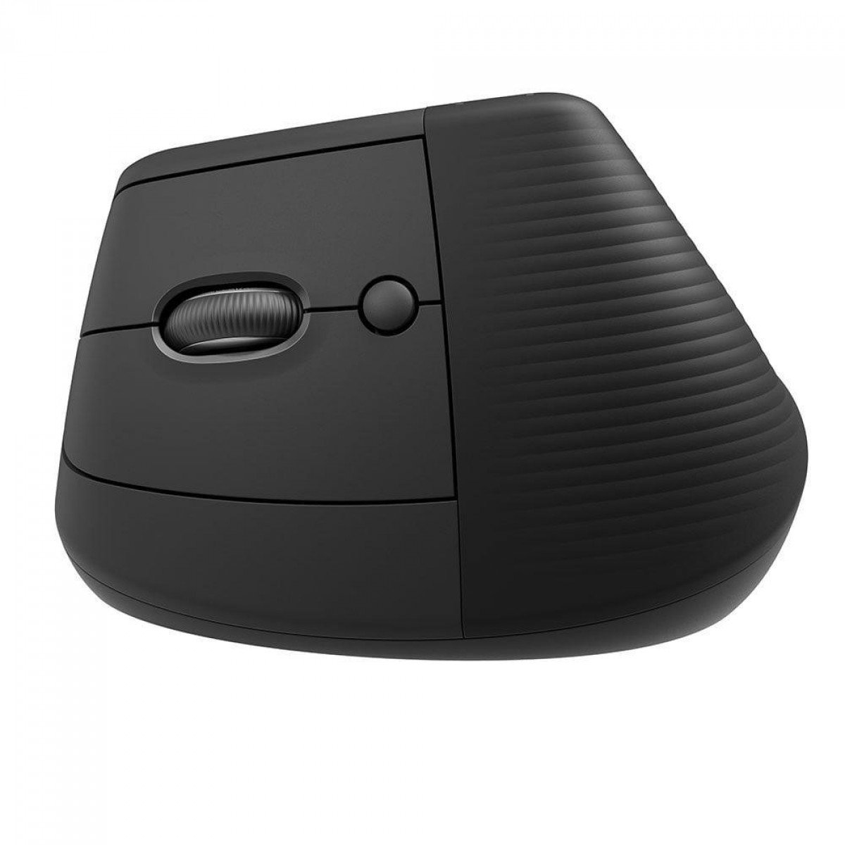 Mouse Logitech Lift Left, Vertical, Sem Fio/Bluetooth, 4000 DPI, 6 Botões, Grafite, 910-006467