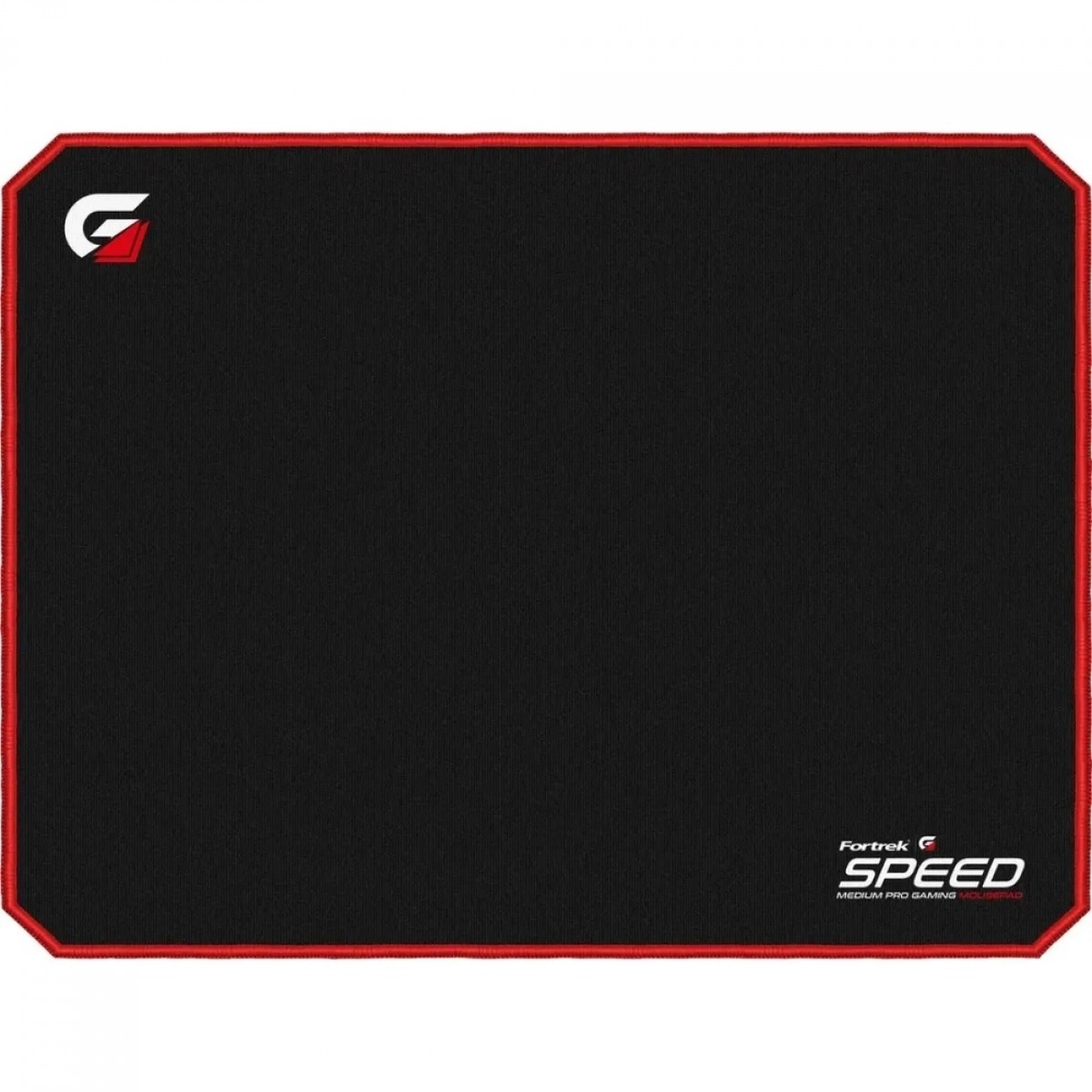 Mouse Pad Gamer Fortrek Speed MPG101 VM, Médio (320x240mm), Preto/Vermelho - 72692
