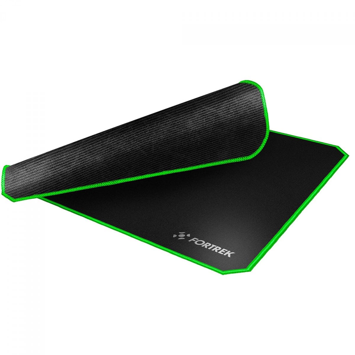 Mouse Pad Gamer Fortrek Speed MPG102 VD, Grande (440x350mm), Preto/Verde - 72693