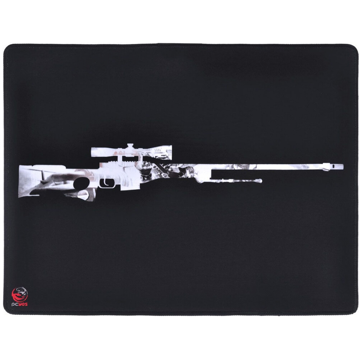 Mouse Pad Gamer PCyes FPS Sniper Borda Costurada FS50X40