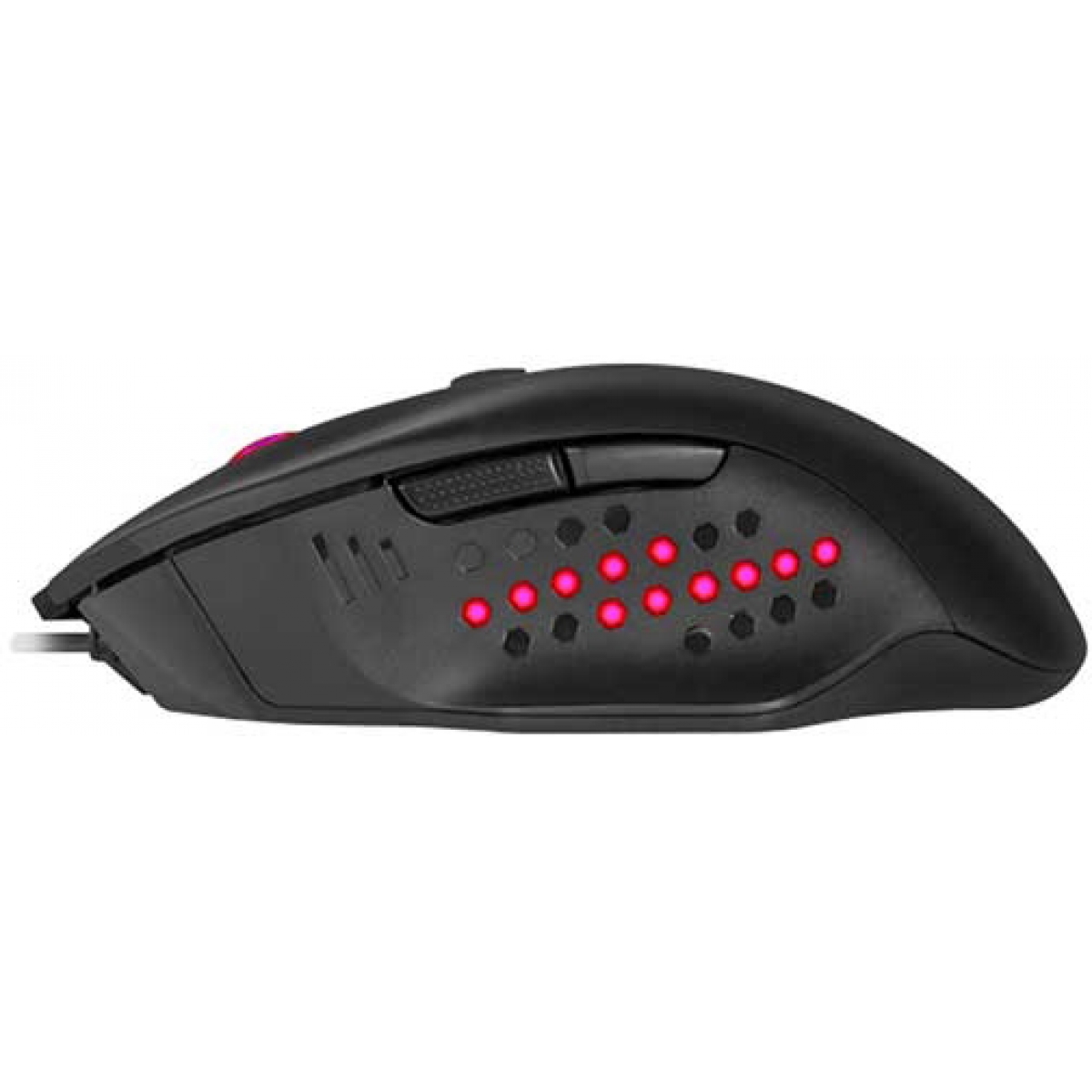 Mouse Gamer Redragon Gainer M610, 3200 DPI, 6 Botões, Black