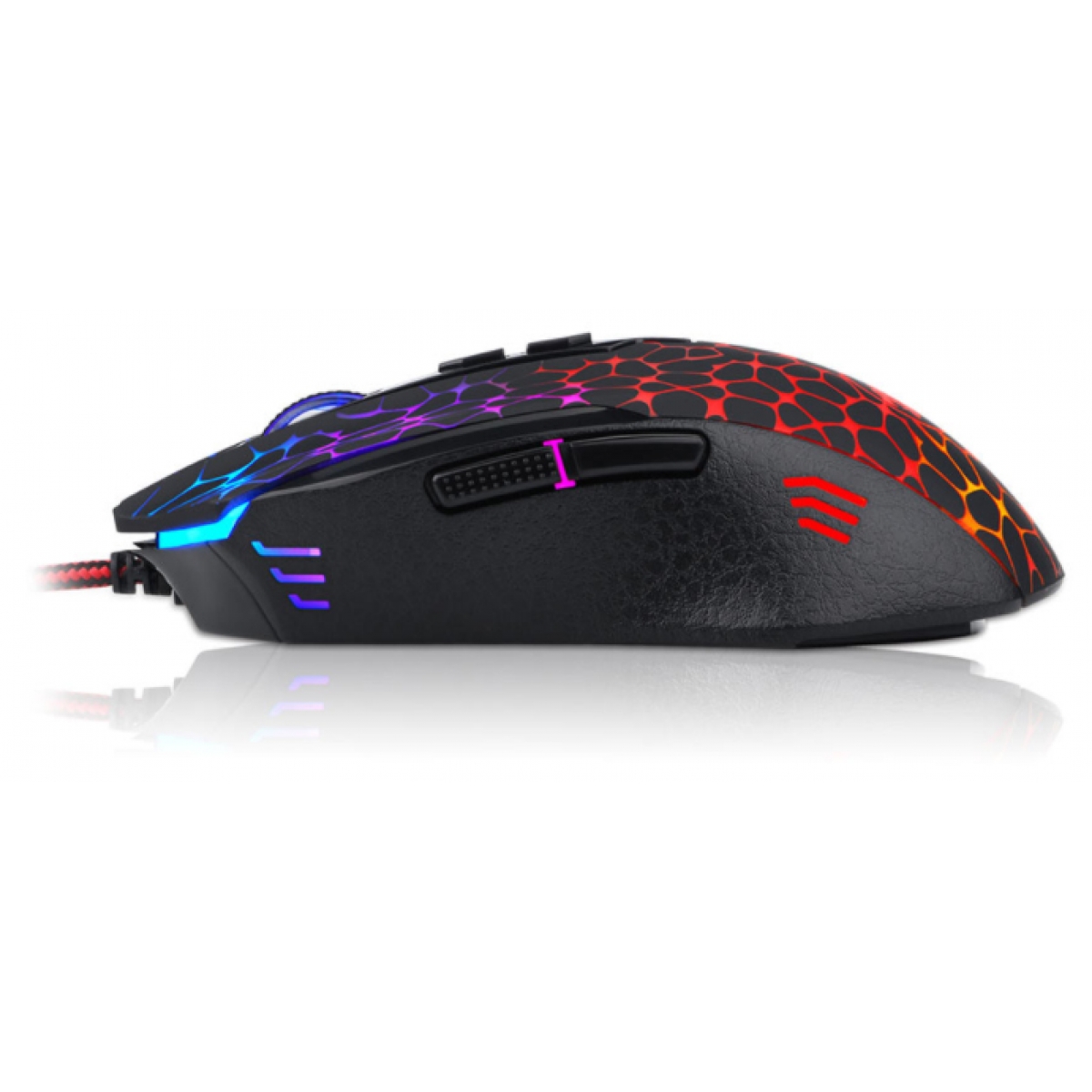 Mouse Gamer Redragon Inquisitor M716 RGB, 10000 DPI, 10 Botões, Black