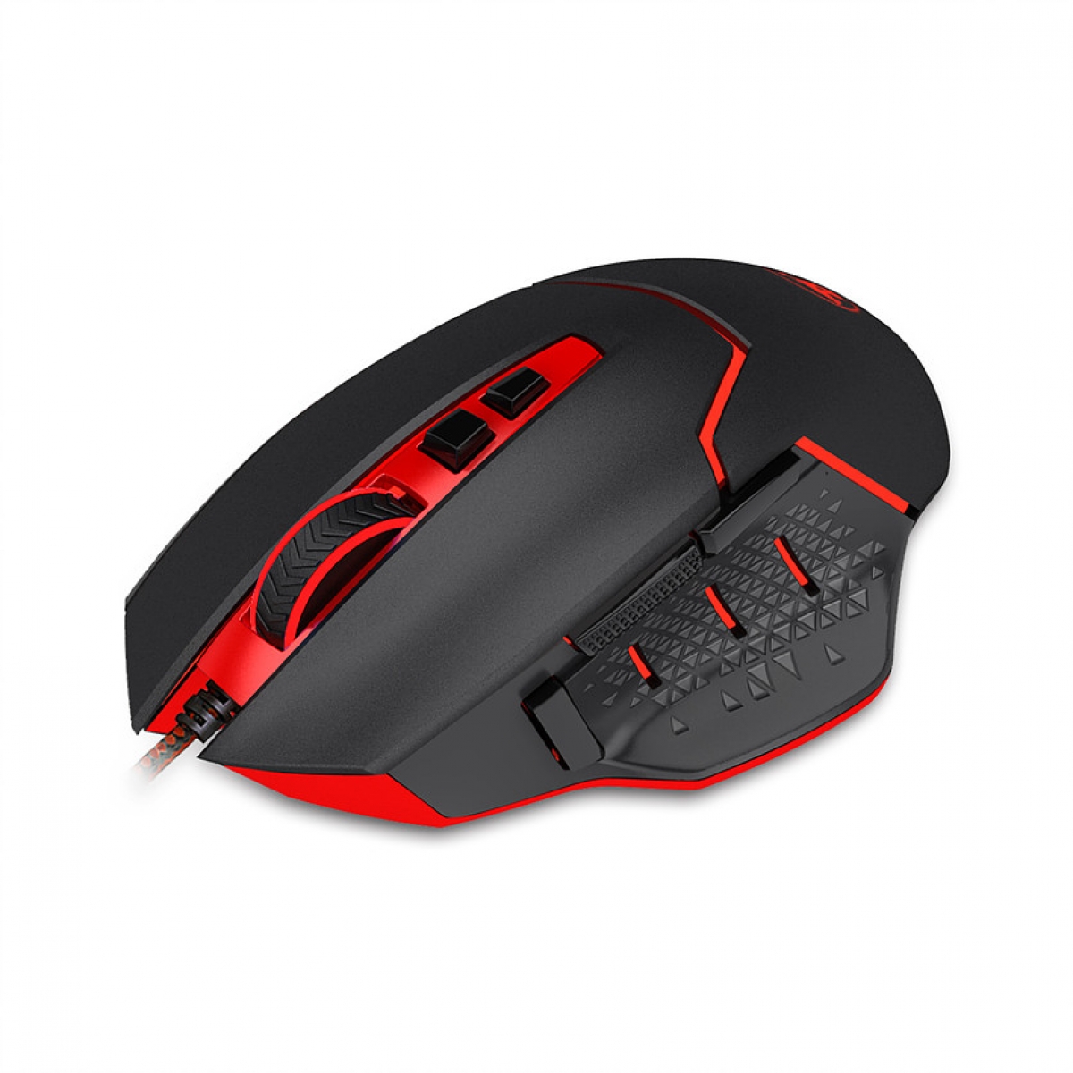 Mouse Gamer Redragon Inspirit M907 RGB, 1400 DPI, 9 Botões, Black