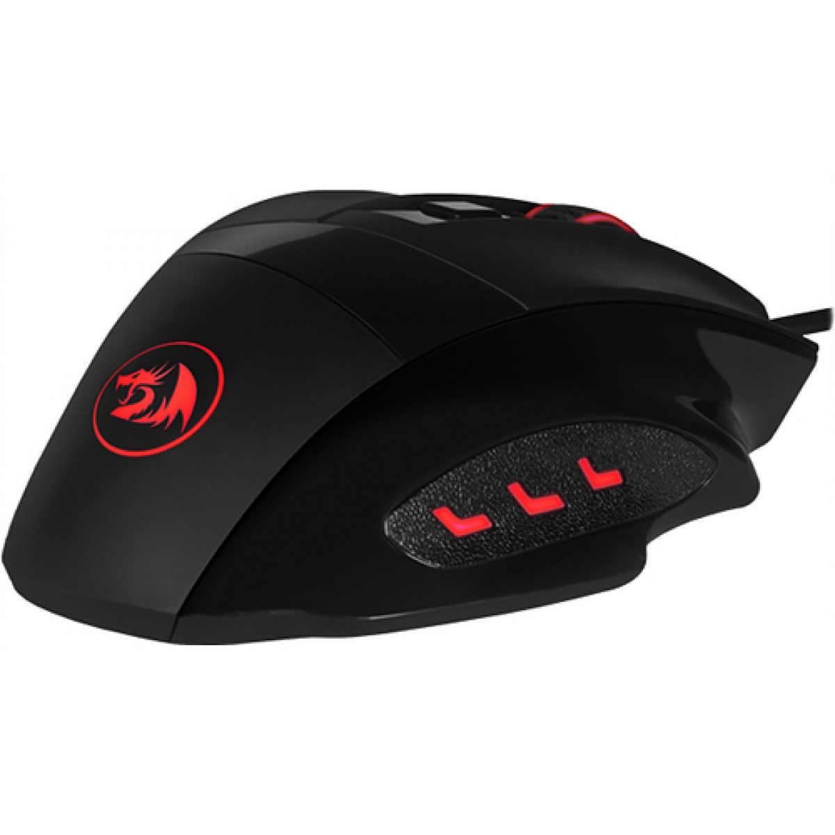 Mouse Gamer Redragon Phaser M609 RGB, 3200 DPI, 6 Botões, Black