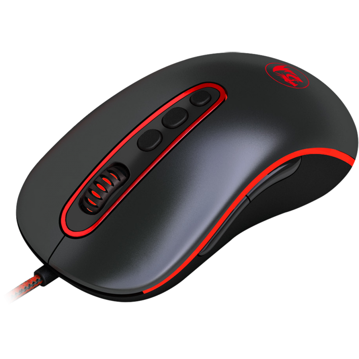 Mouse Gamer Redragon Phoenix M702, 4000 DPI, 9 Botões, Black