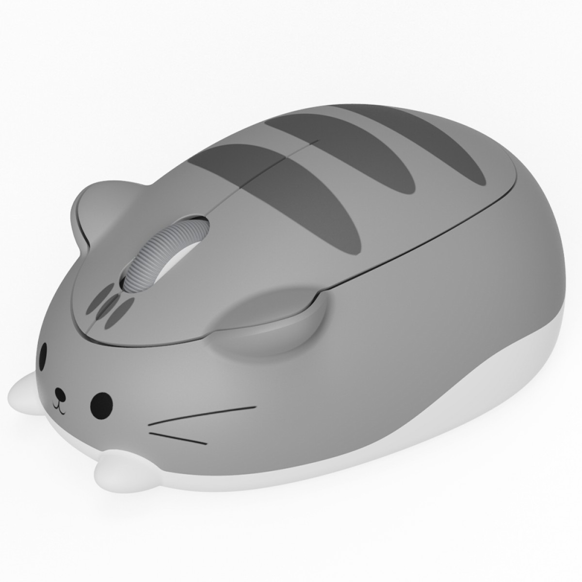 Mouse Temático Akko Gray Mimo, Wireless, 1200 DPI, Cinza