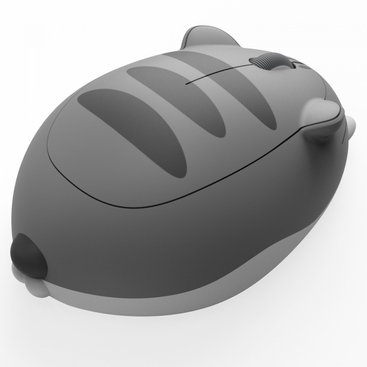 Mouse Temático Akko Gray Mimo, Wireless, 1200 DPI, Cinza