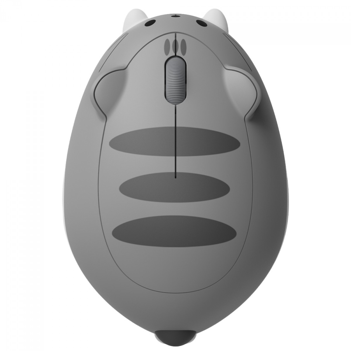 Mouse Temático Akko Gray Mimo, Wireless, 1200 DPI, Cinza