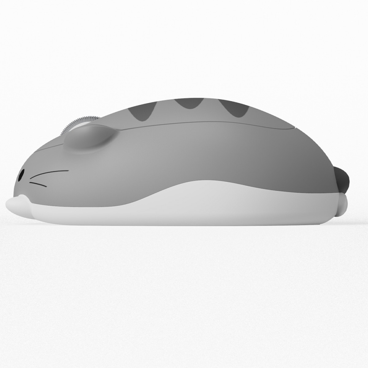 Mouse Temático Akko Gray Mimo, Wireless, 1200 DPI, Cinza