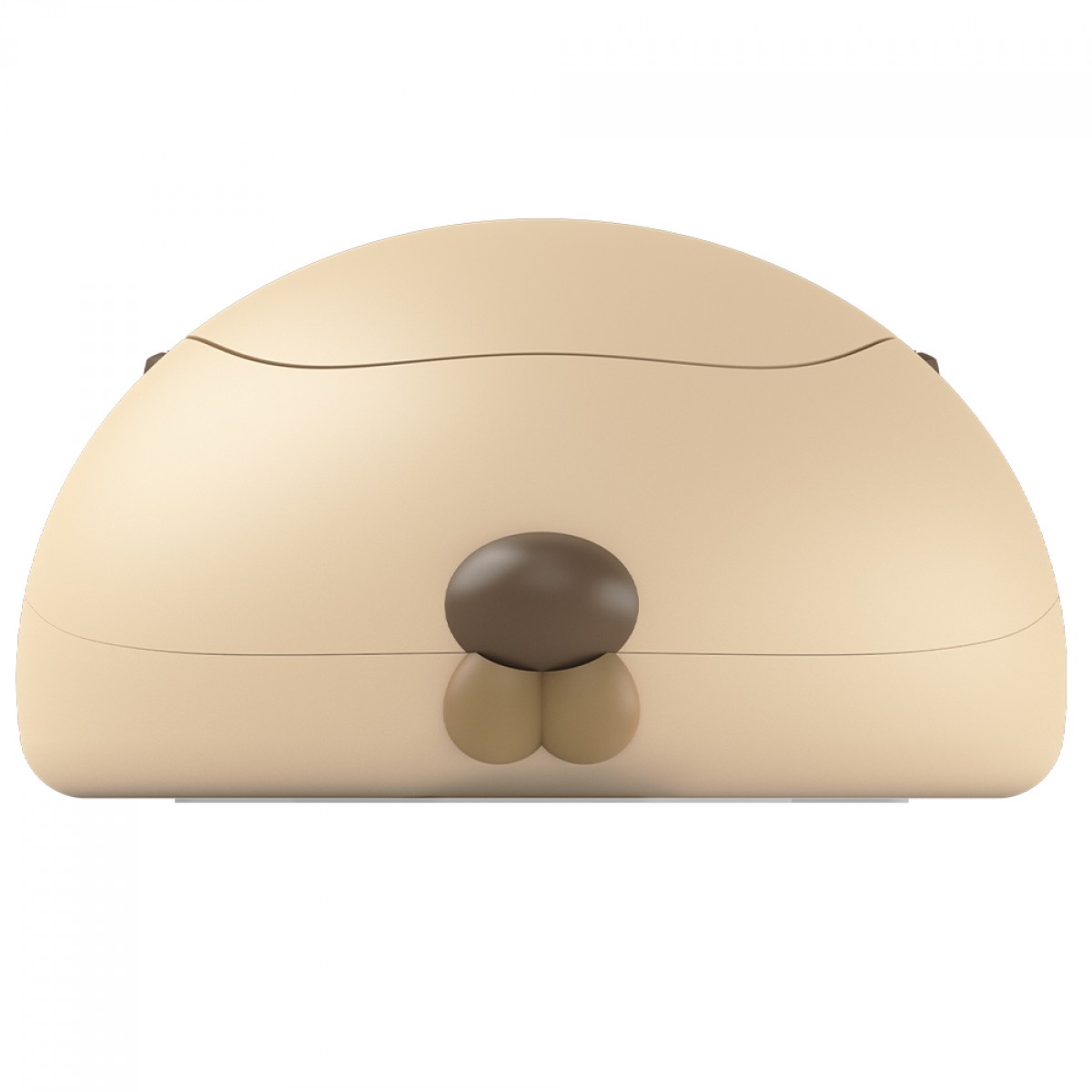 Mouse Temático Akko Marmot, Wireless/Bluetooth, 3200 DPI, Marrom