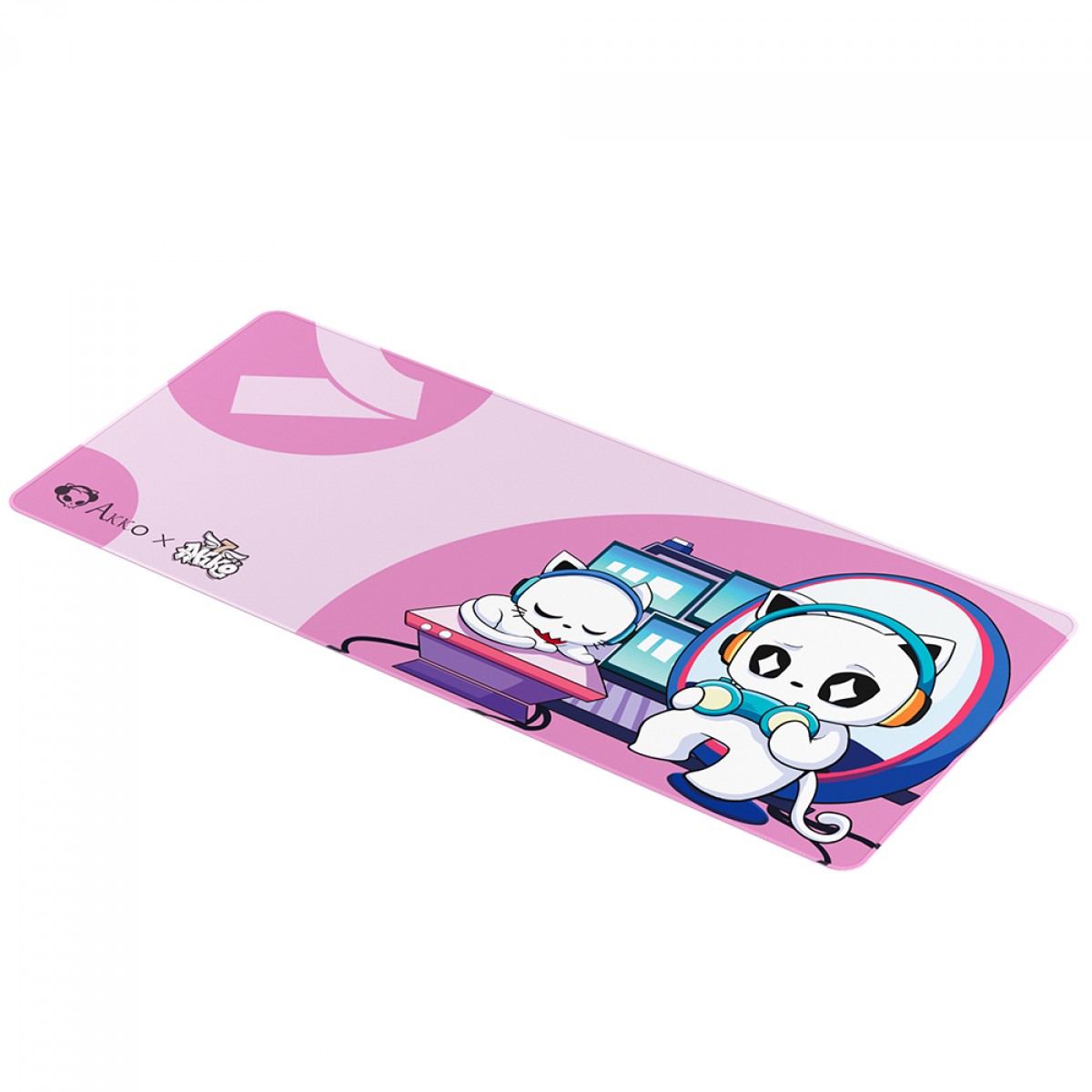 Mousepad Gamer Akko 7th Anniversary, 900x400x4mm, Pink