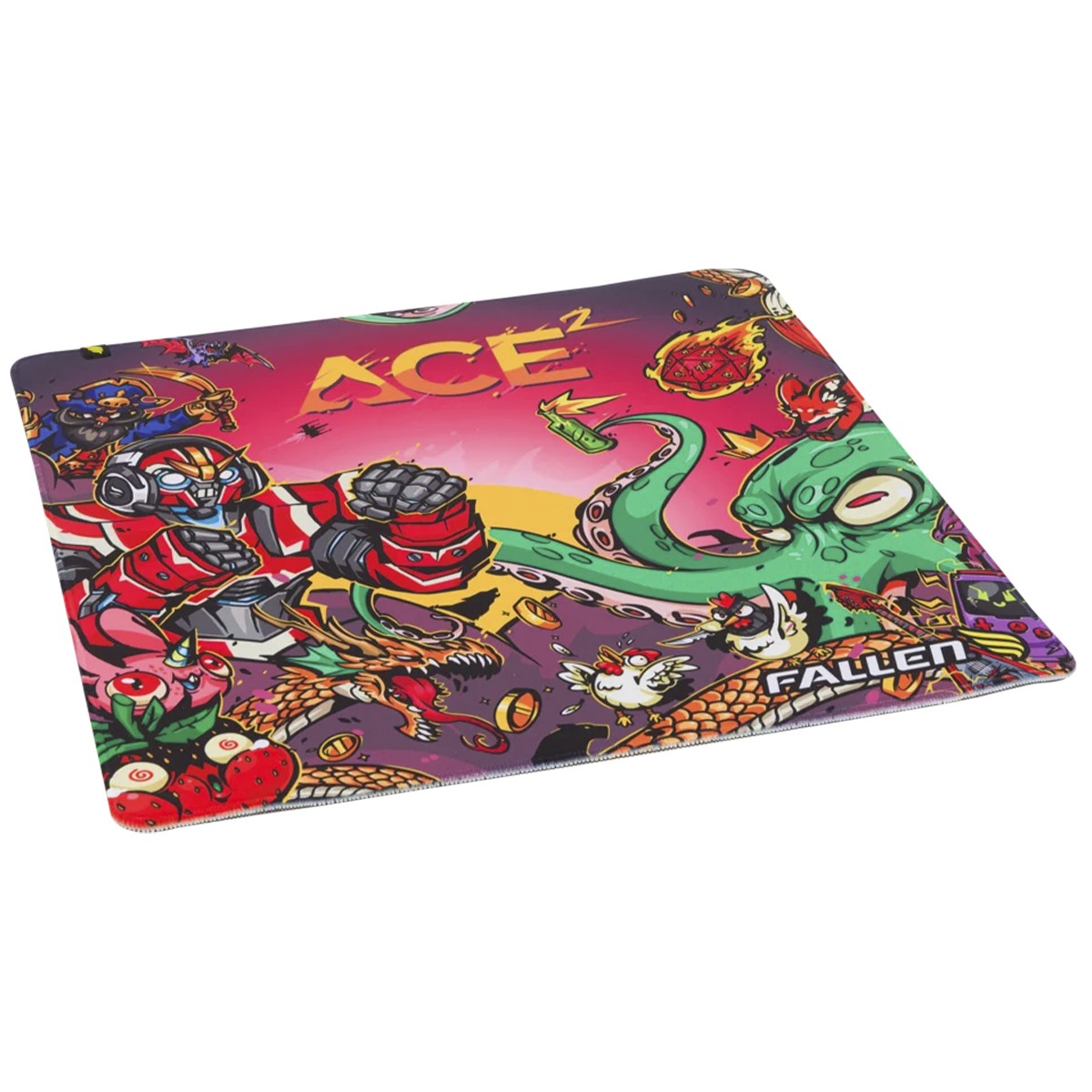 Mousepad Gamer Fallen Ace2, Speed+, Grande (45x45cm), MP00401