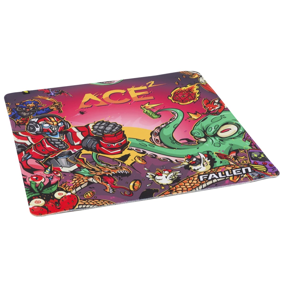 Mousepad Gamer Fallen Ace2, Speed++, Grande (45x45cm), MP00403