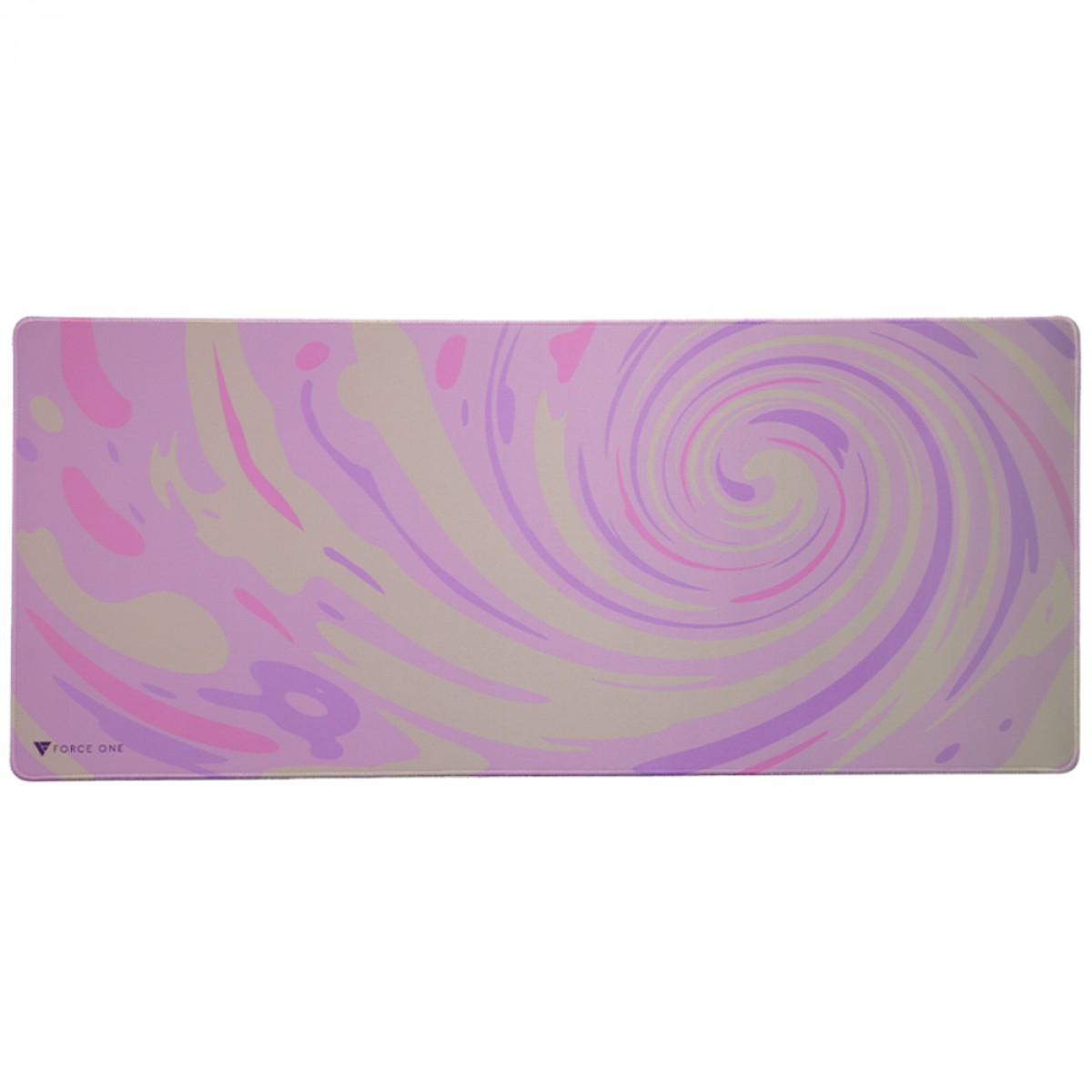 Mousepad Gamer Force One Skyhawk Candy Swirl, XXL (900mm X 400mm x 3mm), Lilás