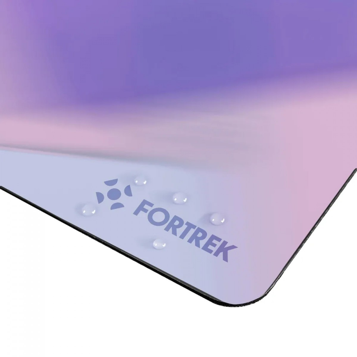 Mousepad Gamer Fortrek Quickglass Pro, Com Infusão de Vidro, 490x420mm, Branco