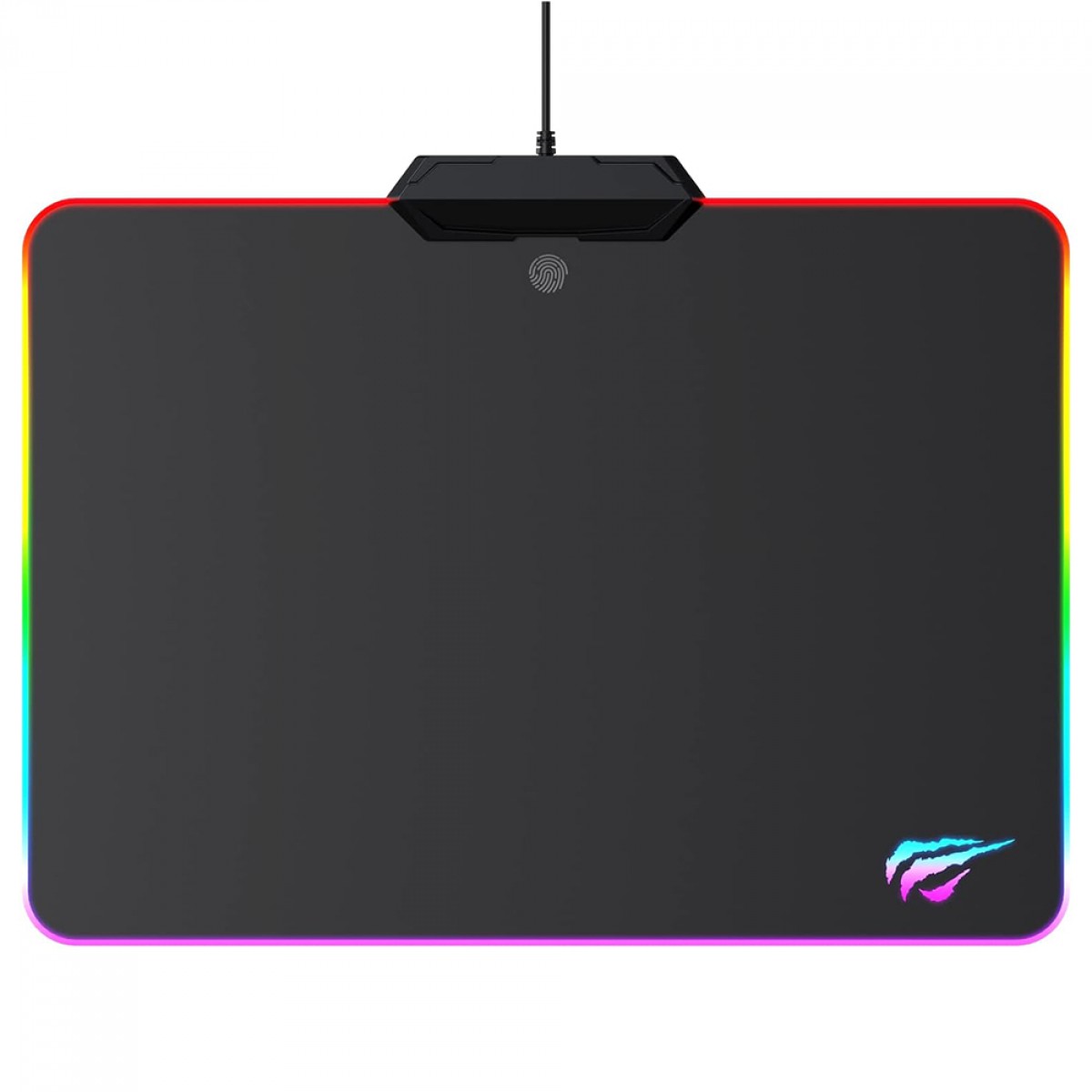 Mousepad Gamer Havit MP909, RGB, 350x267mm, Preto