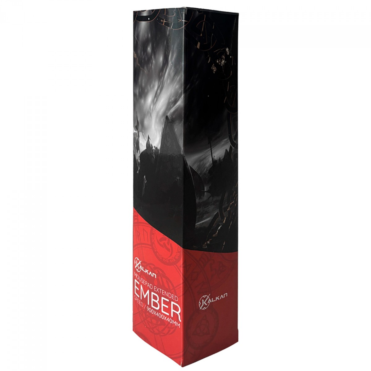 MousePad Gamer Kalkan Ember EXT, Extra Grande, 900x400mm, Preto, KLK062