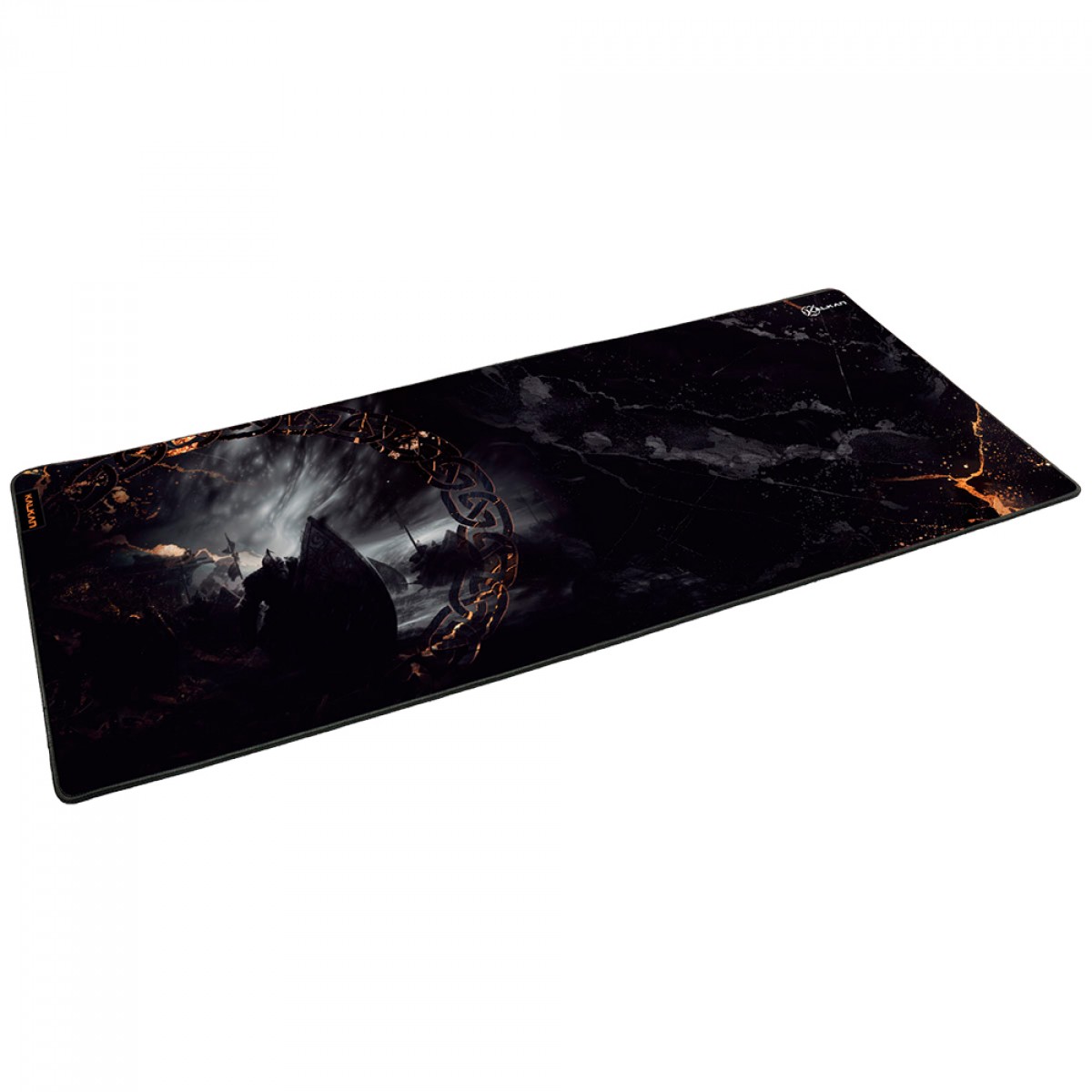 MousePad Gamer Kalkan Ember EXT, Extra Grande, 900x400mm, Preto, KLK062