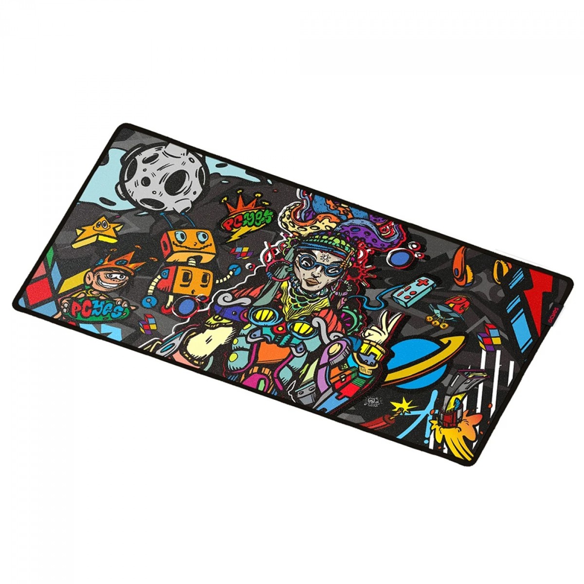 Mousepad Gamer PCYes Agata Extended, Extra Grande, 900x420mm, AGT90X42