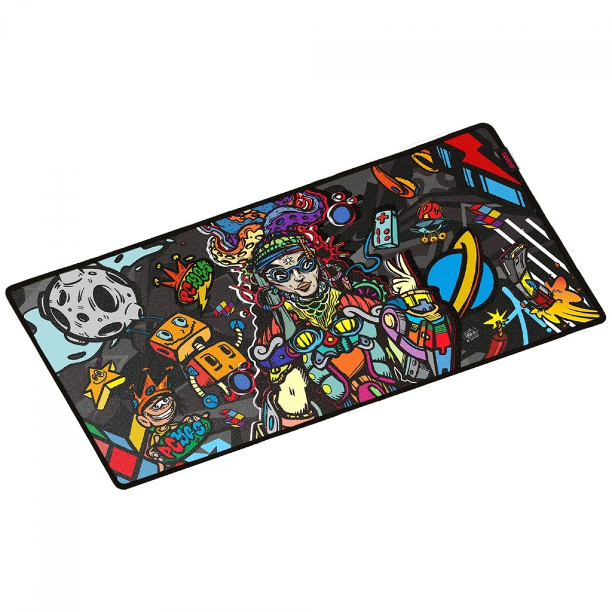 Mousepad Gamer PCYes Agata Extended, Extra Grande, 900x420mm, AGT90X42