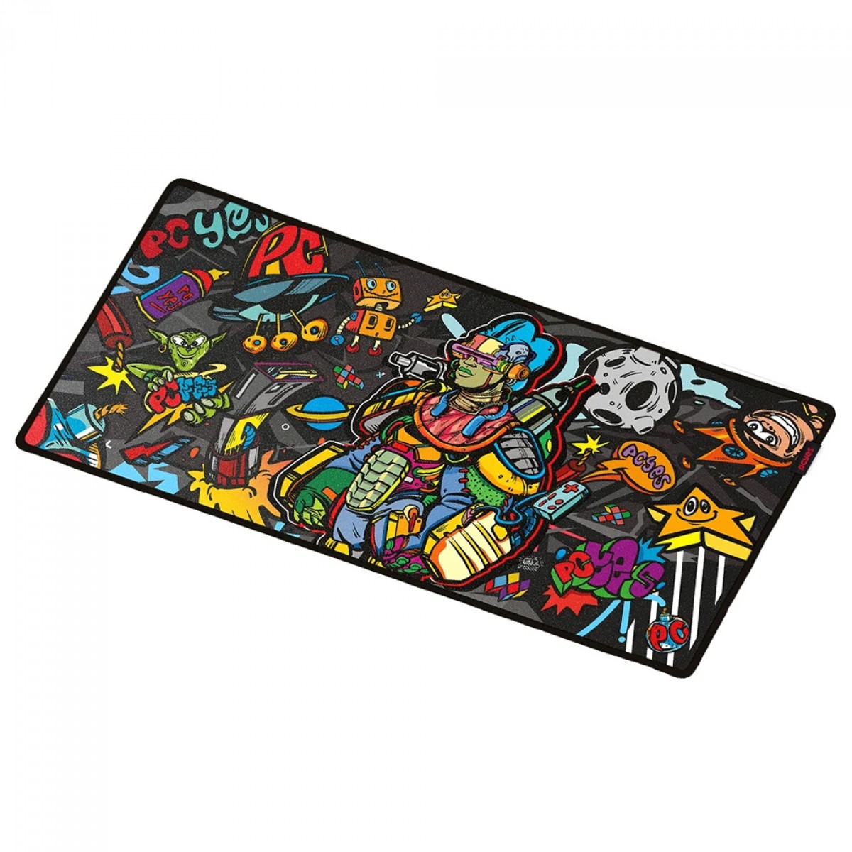Mousepad Gamer PCYes Apollo Extended, Extra Grande, 900x420mm, APL90X42
